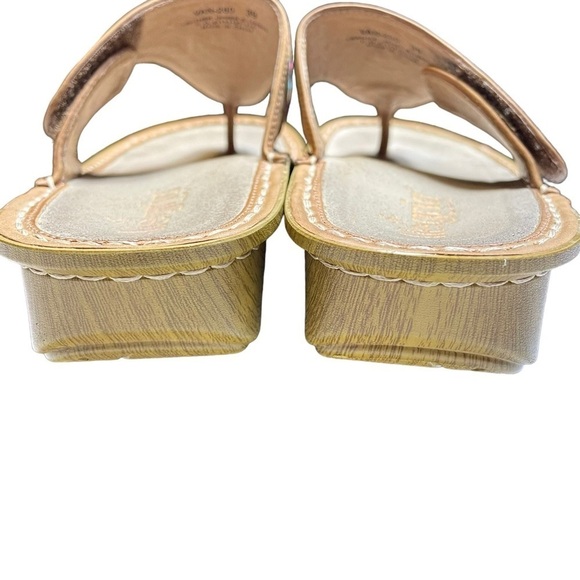 Alegria Vanessa Chrysalis Cognac Boho Embroidered Sandals - Alegria Sz 39 = US 9 - Picture 7 of 16